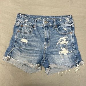 Denim shorts
